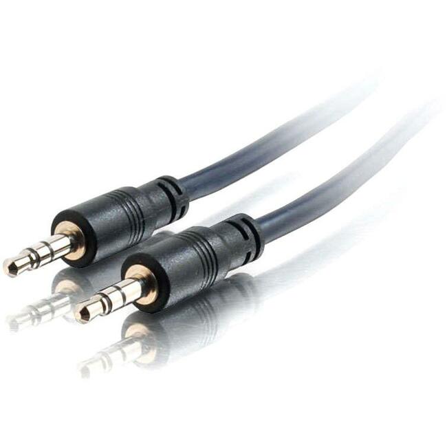 C2G 25ft Plenum-Rated 3.5mm Stereo Audio Cable with Low Profile Connectors Default Title