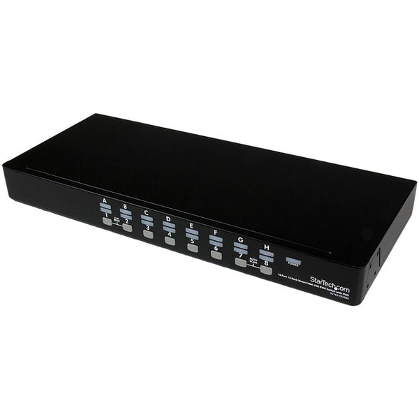 StarTech.com 16 Port 1U Rackmount USB KVM Switch with OSD - GreatEagleInc