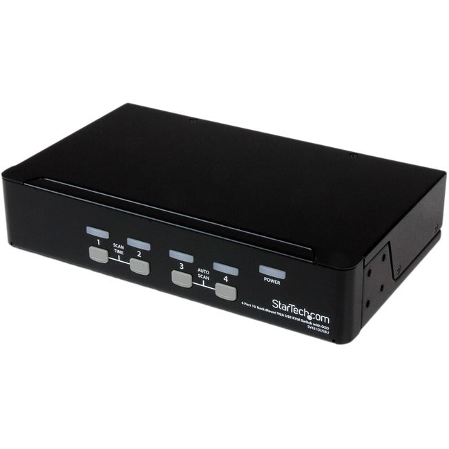 StarTech.com 4 Port 1U Rackmount USB KVM Switch with OSD Default Title