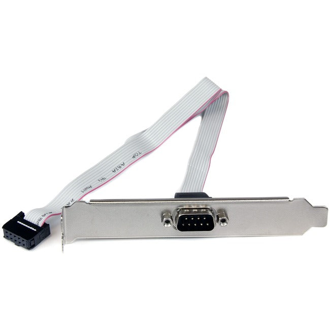 StarTech.com 9-pin Serial to 10-pin Header Slot Plate - Serial panel - DB-9 (M) - 10 pin IDC (F) - 41 cm - GreatEagleInc