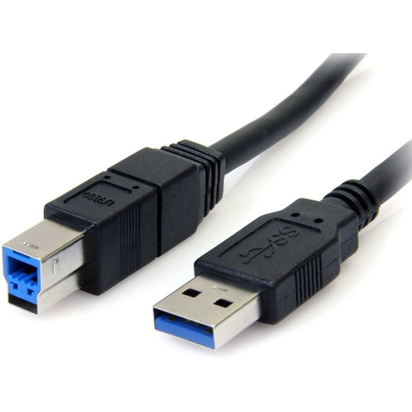 StarTech.com 6 ft Black SuperSpeed USB 3.0 Cable A to B - M/M - Computers & Electronics