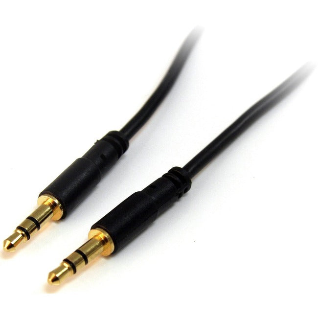 StarTech.com 10 ft Slim 3.5mm Stereo Audio Cable - M/M - Computers & Electronics