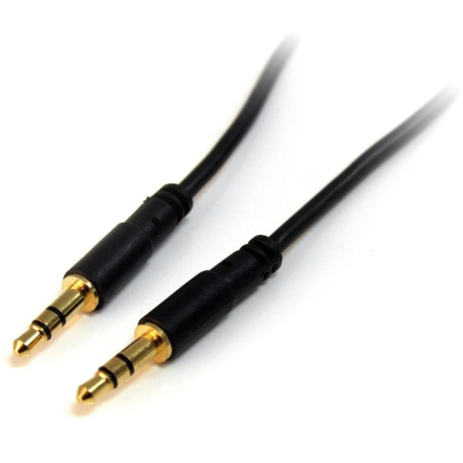 StarTech.com 15 ft Slim 3.5mm Stereo Audio Cable - M/M - Computers & Electronics