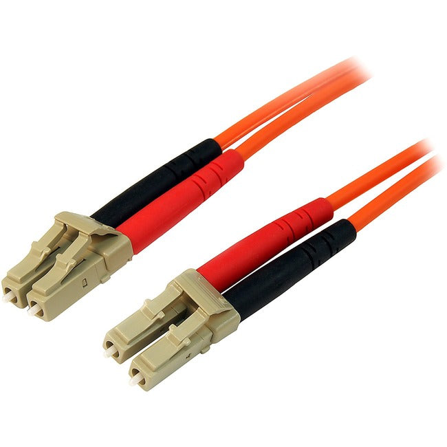 StarTech.com 15m Fiber Optic Cable - Multimode Duplex 50/125 - LSZH - LC/LC - OM2 - LC to LC Fiber Patch Cable