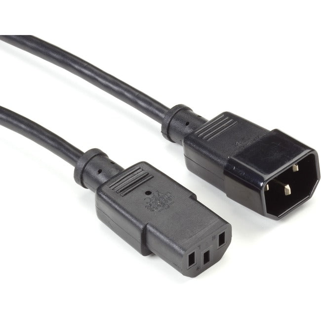 Black Box Extension Power Cord, IEC C13 to IEC C14, 2-ft. (0.6-m) - GreatEagleInc
