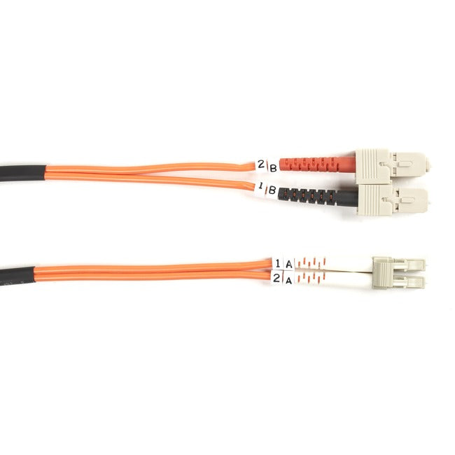 Black Box 62.5-Micron Multimode Value Line Patch Cable, SC-LC, 3-m (9.8-ft.) - Computers & Electronics