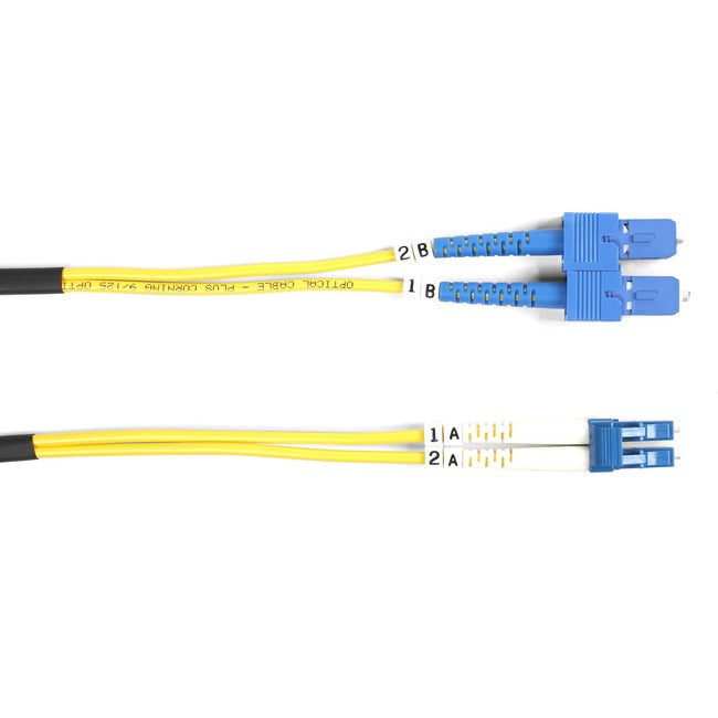 Black Box Single-Mode Value Line Patch Cable, SC-LC, 5-m (16.4-ft.) - Computers & Electronics
