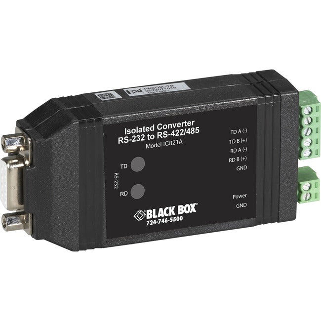 Black Box Universal RS-232 to RS-422/485 Converter - GreatEagleInc