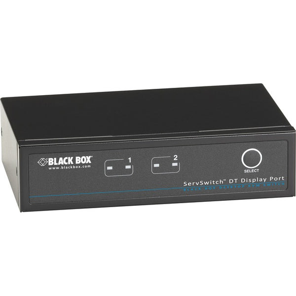 Black Box ServSwitch KVM Switch DT DisplayPort with USB and Audio, 2-Port - GreatEagleInc