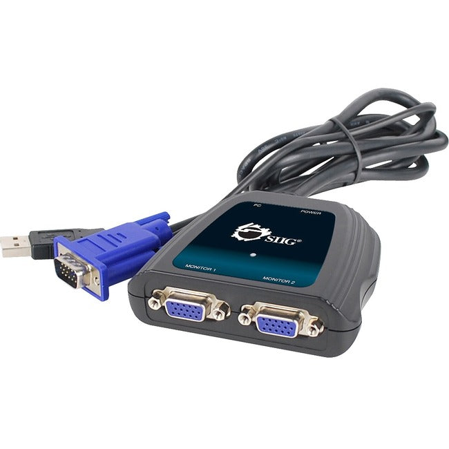 SIIG 1x2 Compact VGA Splitter - GreatEagleInc