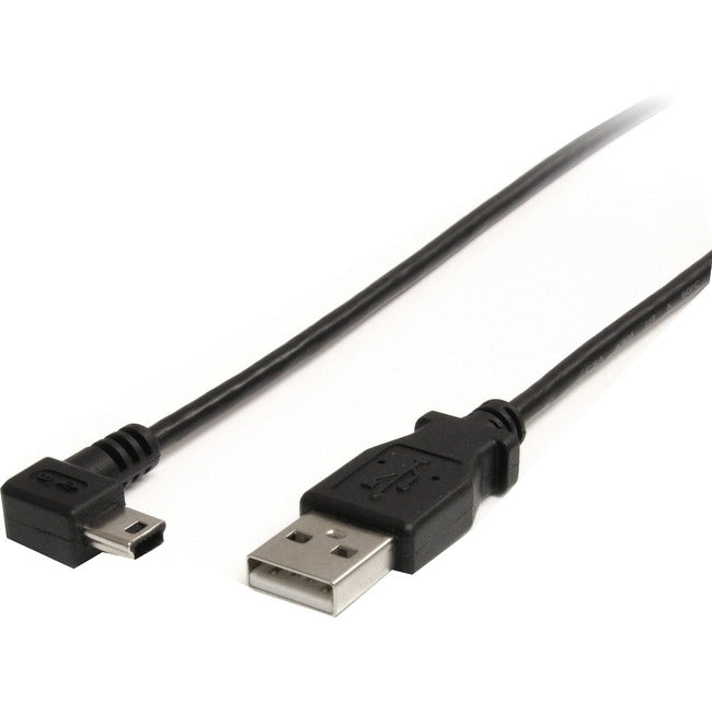 StarTech.com 6 ft Mini USB Cable - A to Right Angle Mini B - GreatEagleInc