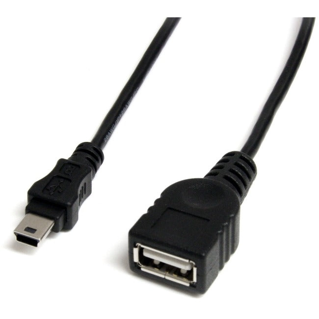 StarTech.com 1 ft Mini USB 2.0 Cable - USB A to Mini B F/M - Computers & Electronics