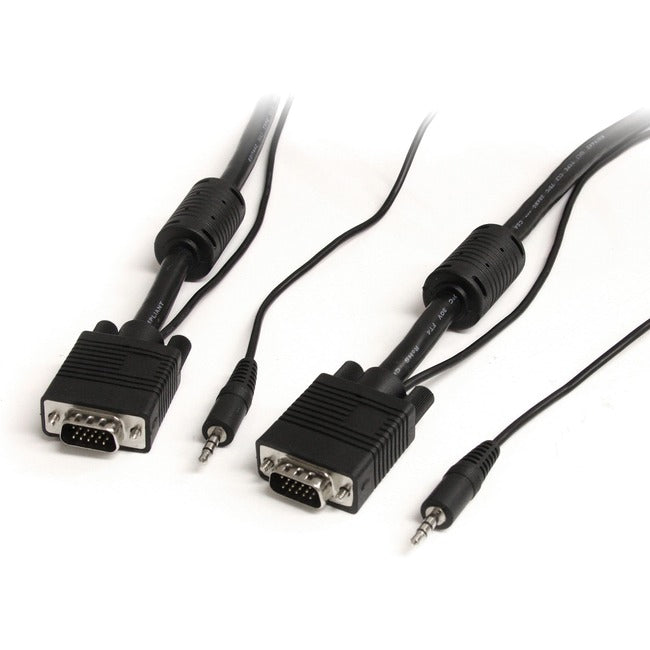 StarTech.com 30 ft Coax High Resolution Monitor VGA Cable with Audio HD15 M/M - GreatEagleInc