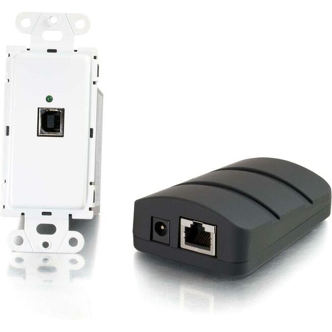 C2G TruLink USB 2.0 Superbooster Wall Plate Transmitter to Dongle Receiver Kit Default Title