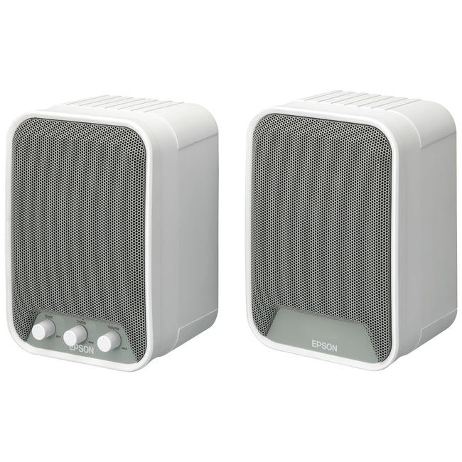 Epson ELPSP02 2.0 Speaker System - 30 W RMS - White - Computers & Electronics