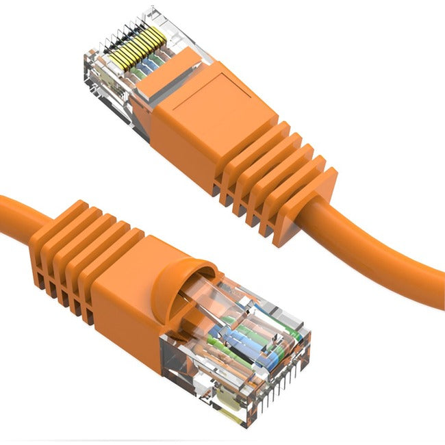 Axiom 50FT CAT6 550mhz Patch Cable Molded Boot (Orange)