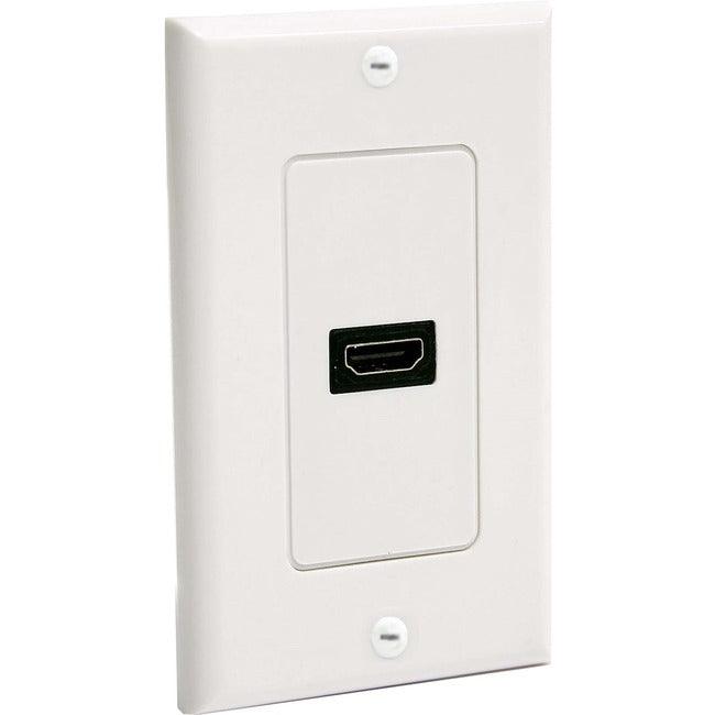StarTech.com Single Outlet Female HDMI® Wall Plate White - Computers & Electronics