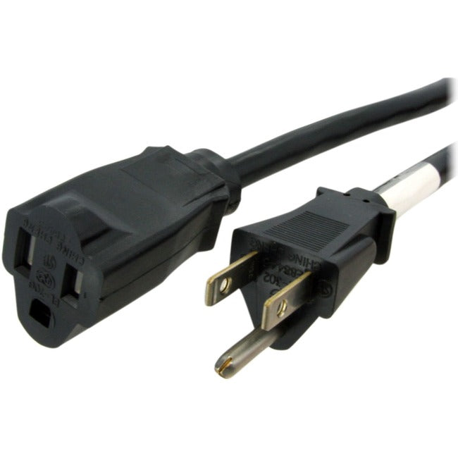 StarTech.com 6 ft 14 AWG Power Cord Extension - NEMA 5-15R to NEMA 5-15P - GreatEagleInc
