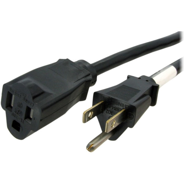 StarTech.com 10 ft 14 AWG Power Cord Extension - NEMA 5-15R to NEMA 5-15P - GreatEagleInc
