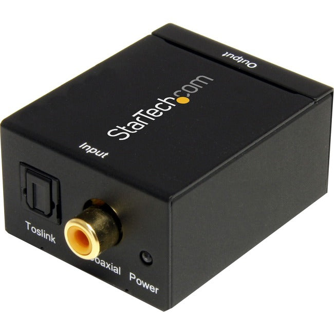 StarTech.com SPDIF Digital Coaxial or Toslink Optical to Stereo RCA Audio Converter - GreatEagleInc