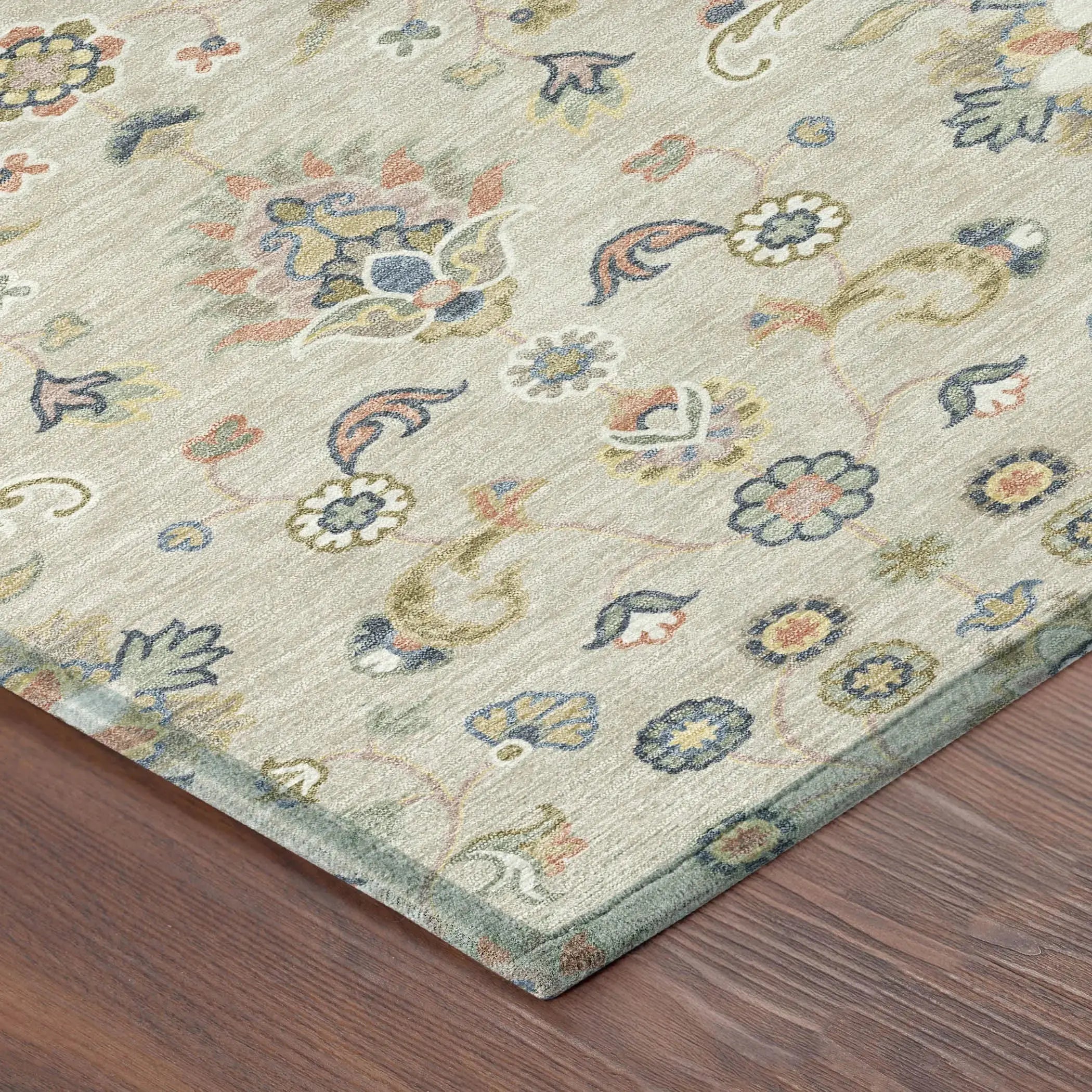 8' Beige And Copper Round Abstract Washable Indoor Outdoor Area Rug Homeroots Outdoor