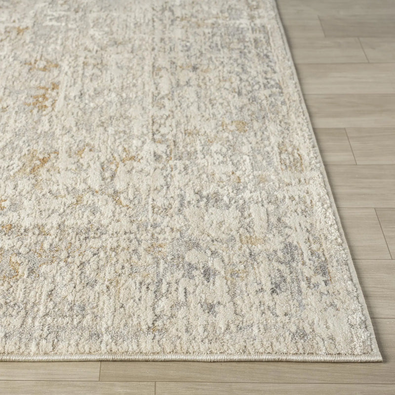 8' Beige And Ivory Abstract Runner Rug Homeroots Home Decor