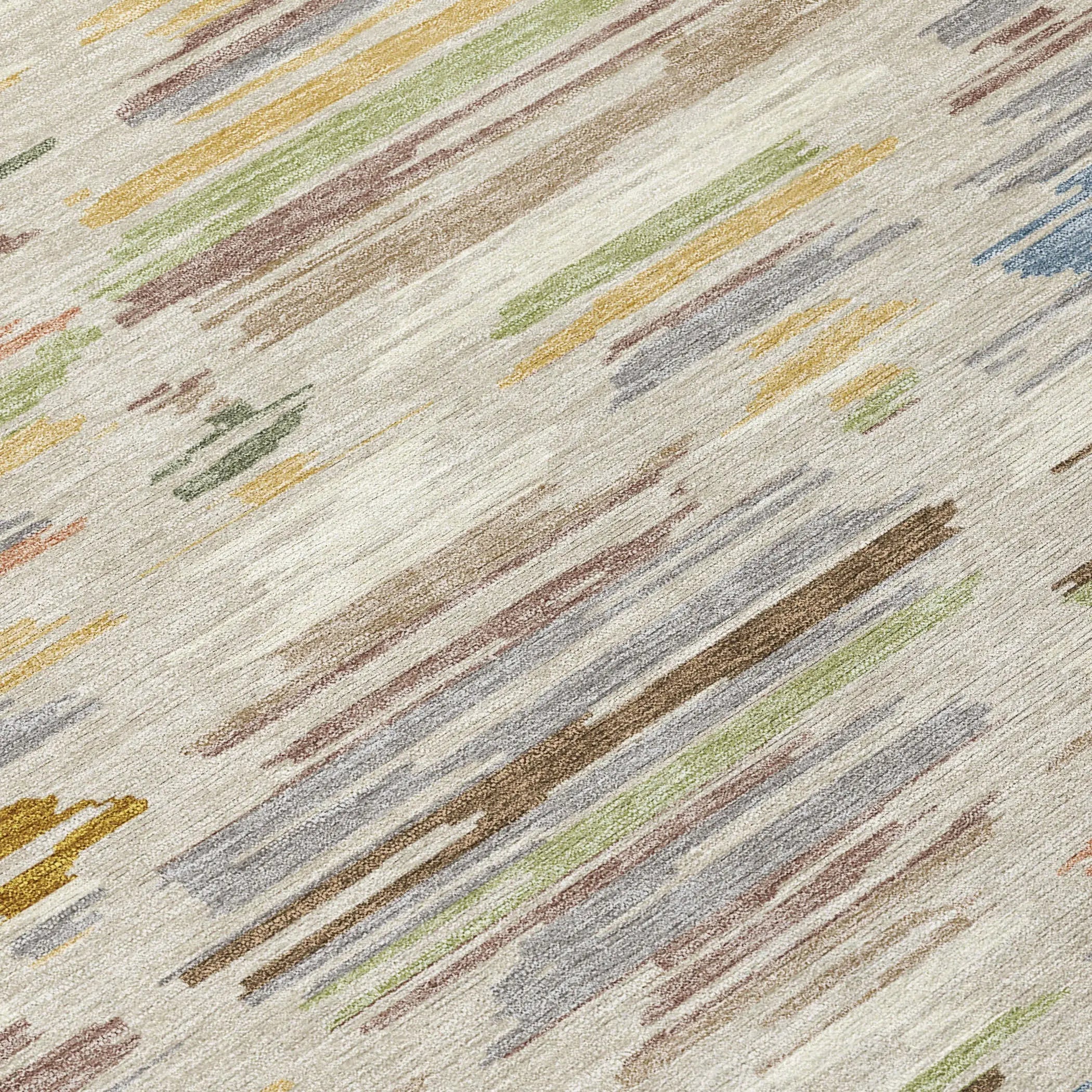 8' Beige And Ivory Round Southwestern Washable Indoor Outdoor Area Rug Homeroots Outdoor