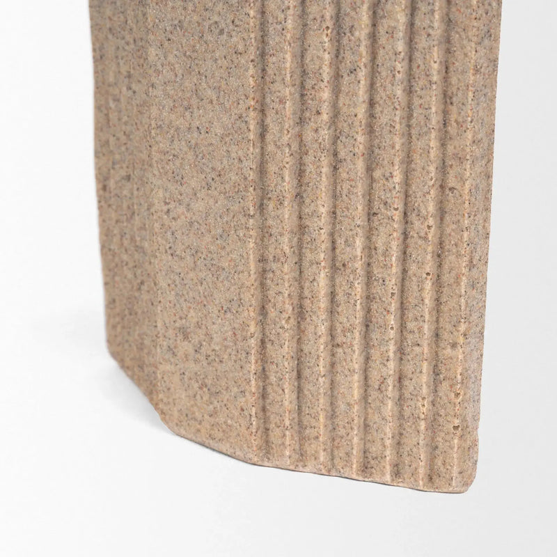 8" Beige Resin Tabletop Sculpture Homeroots Home Decor