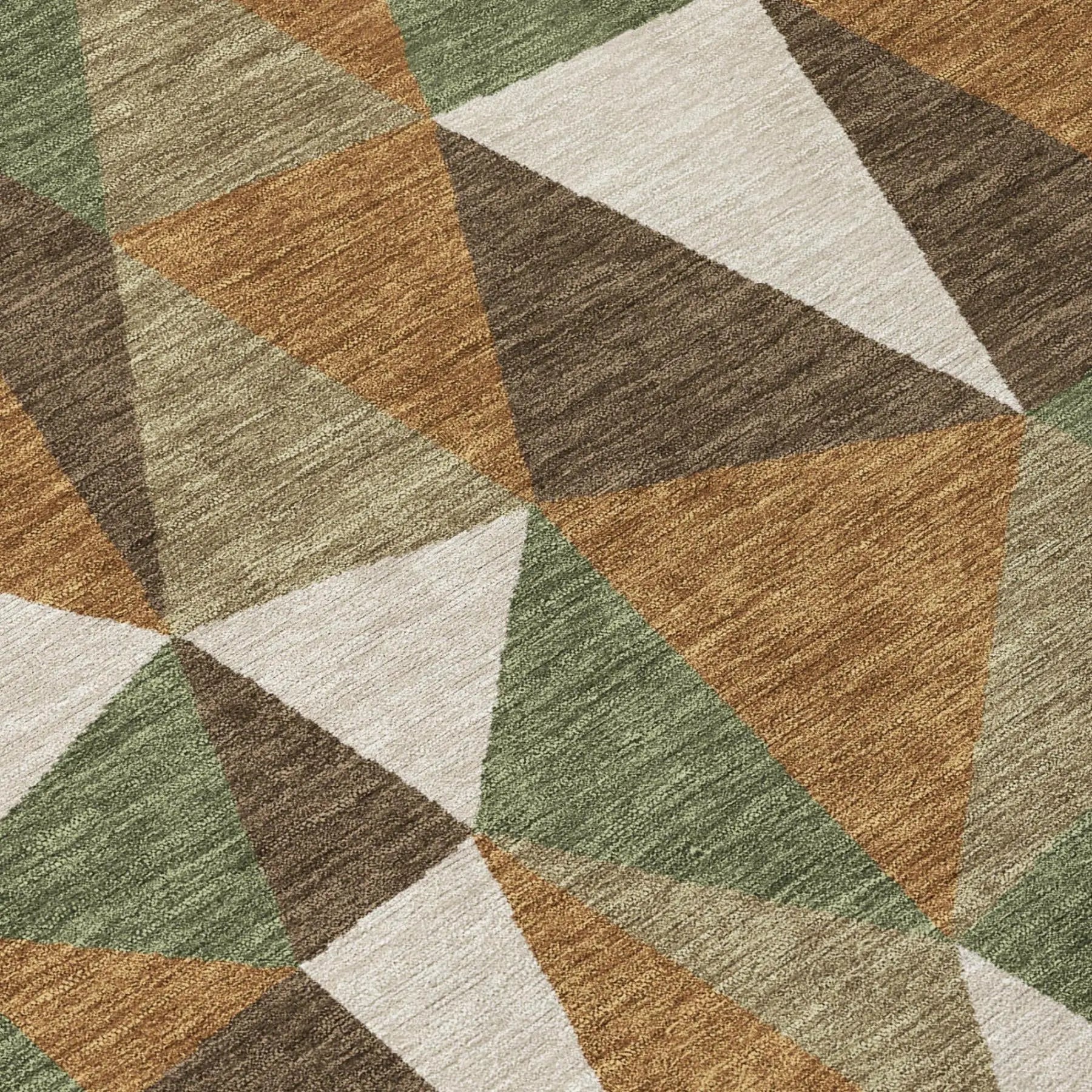 8' Chocolate And Brown Round Geometric Washable Indoor Outdoor Area Rug Homeroots Outdoor