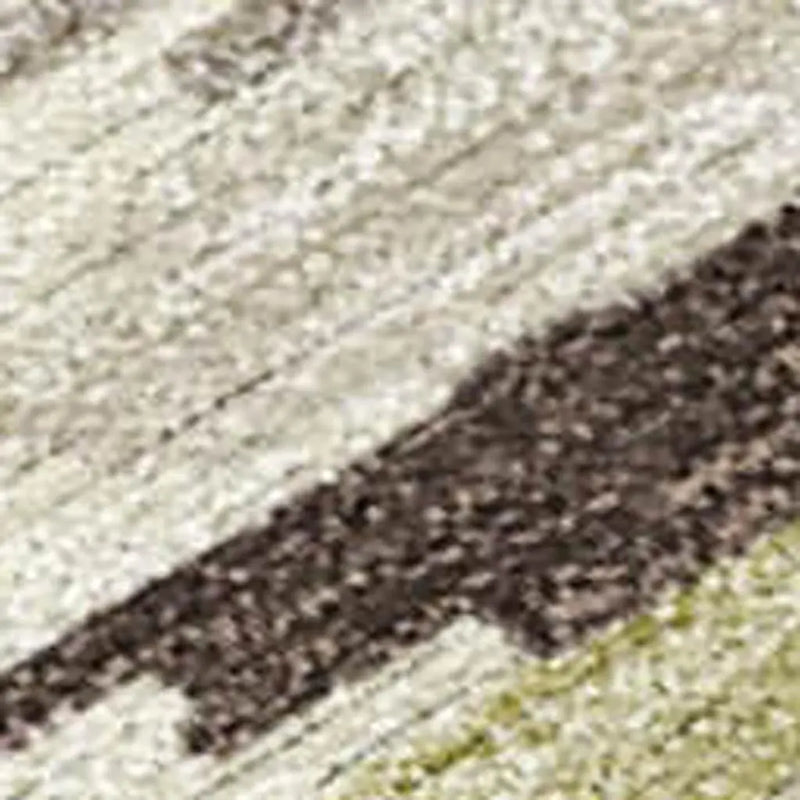 8' Chocolate And Ivory Round Tribal Washable Indoor Outdoor Area Rug Homeroots Outdoor
