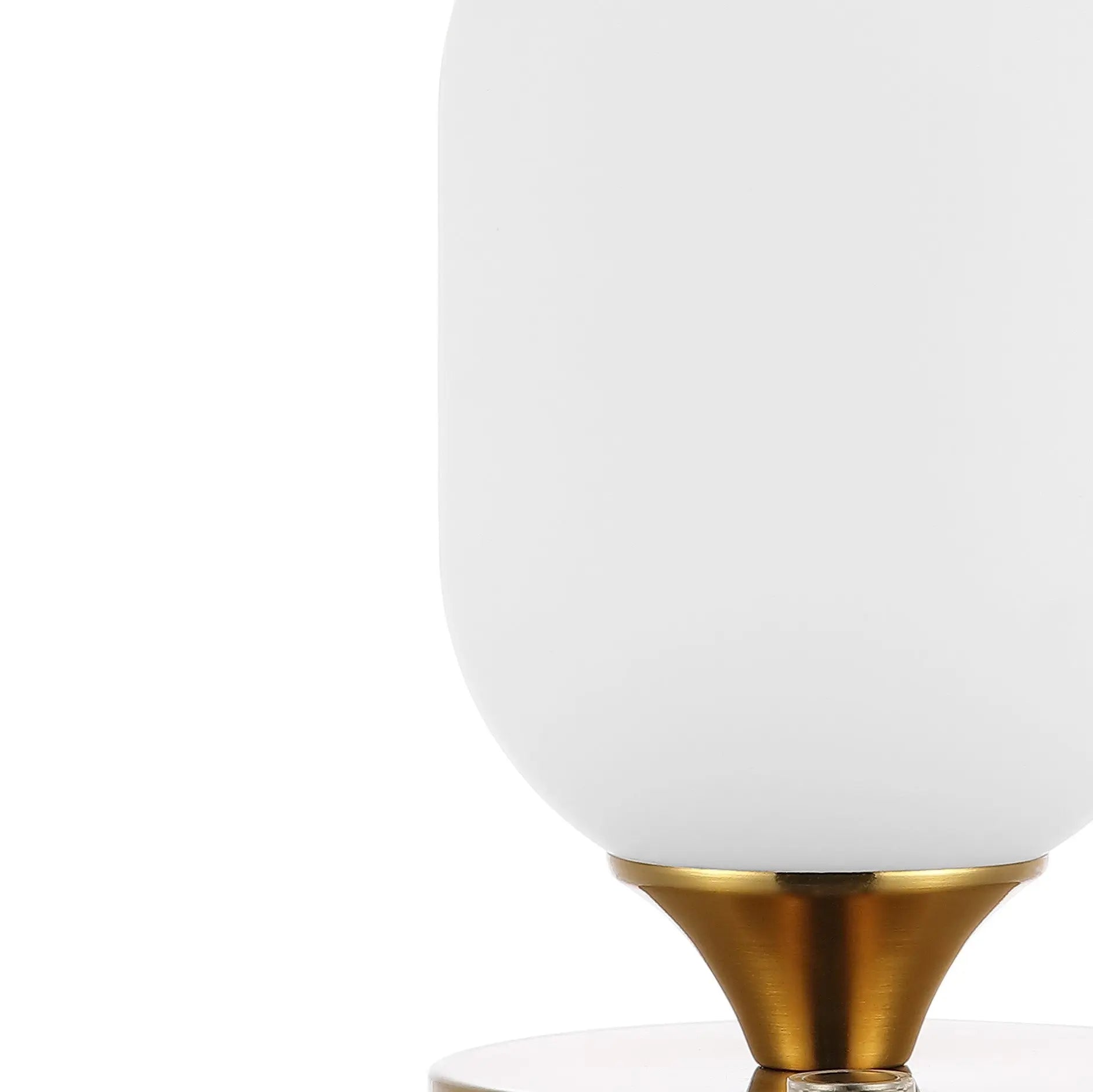 8" Gold Novelty USB Table Lamp Homeroots Lighting