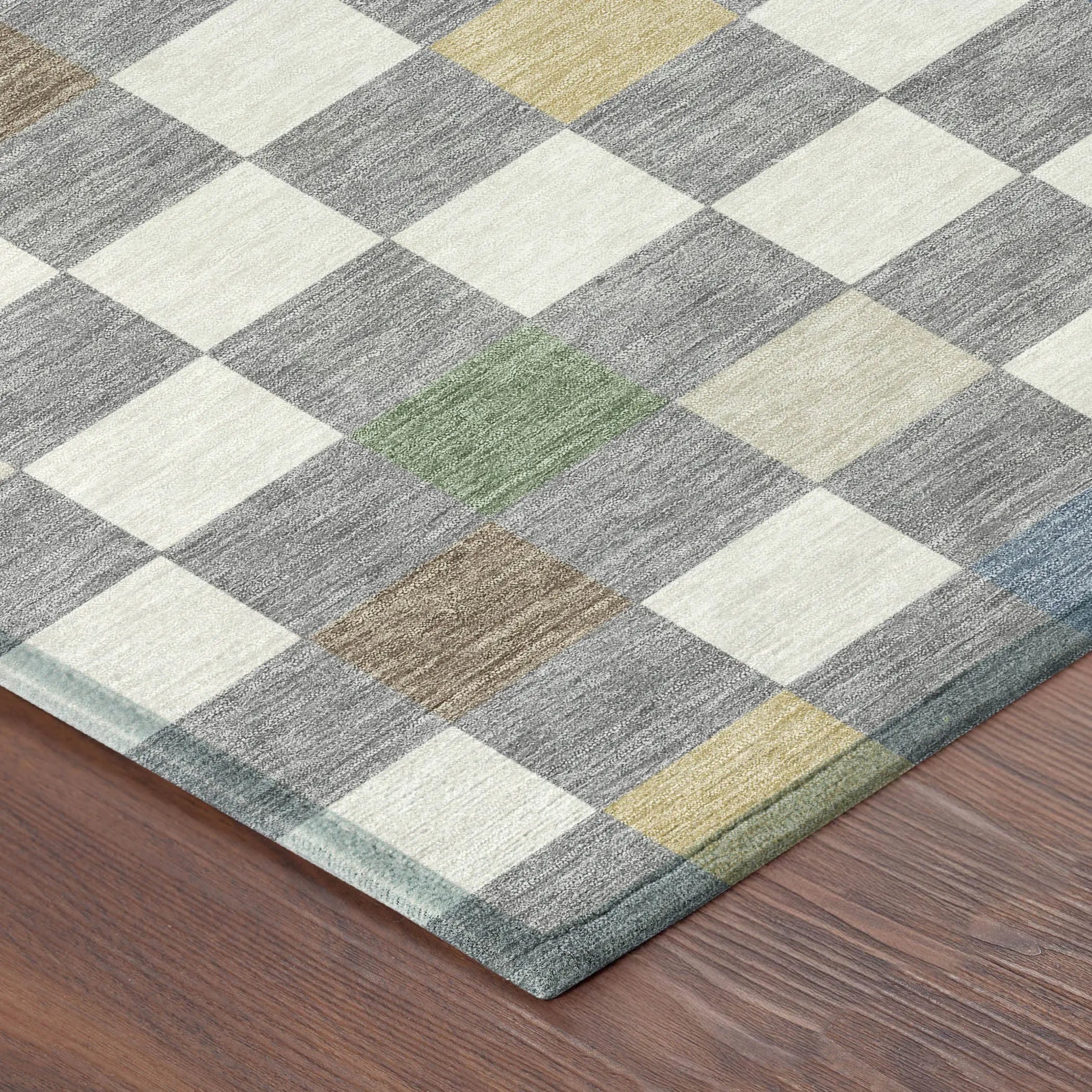 8' Gray And Beige Round Geometric Washable Indoor Outdoor Area Rug Homeroots Outdoor