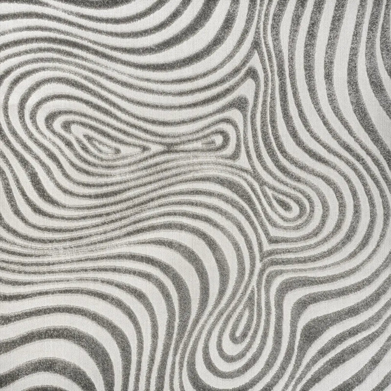 8' Gray And Ivory Square Abstract Indoor Outdoor Area Rug Homeroots Outdoor