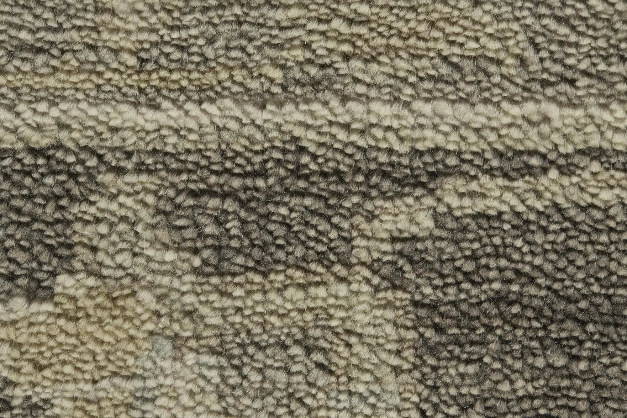8' Gray Taupe And Black Wool Floral Hand Knotted Area Rug Homeroots Home Decor