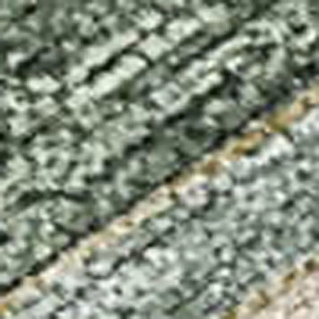 8' Green And Fern Green Round Geometric Washable Indoor Outdoor Area Rug Homeroots Outdoor