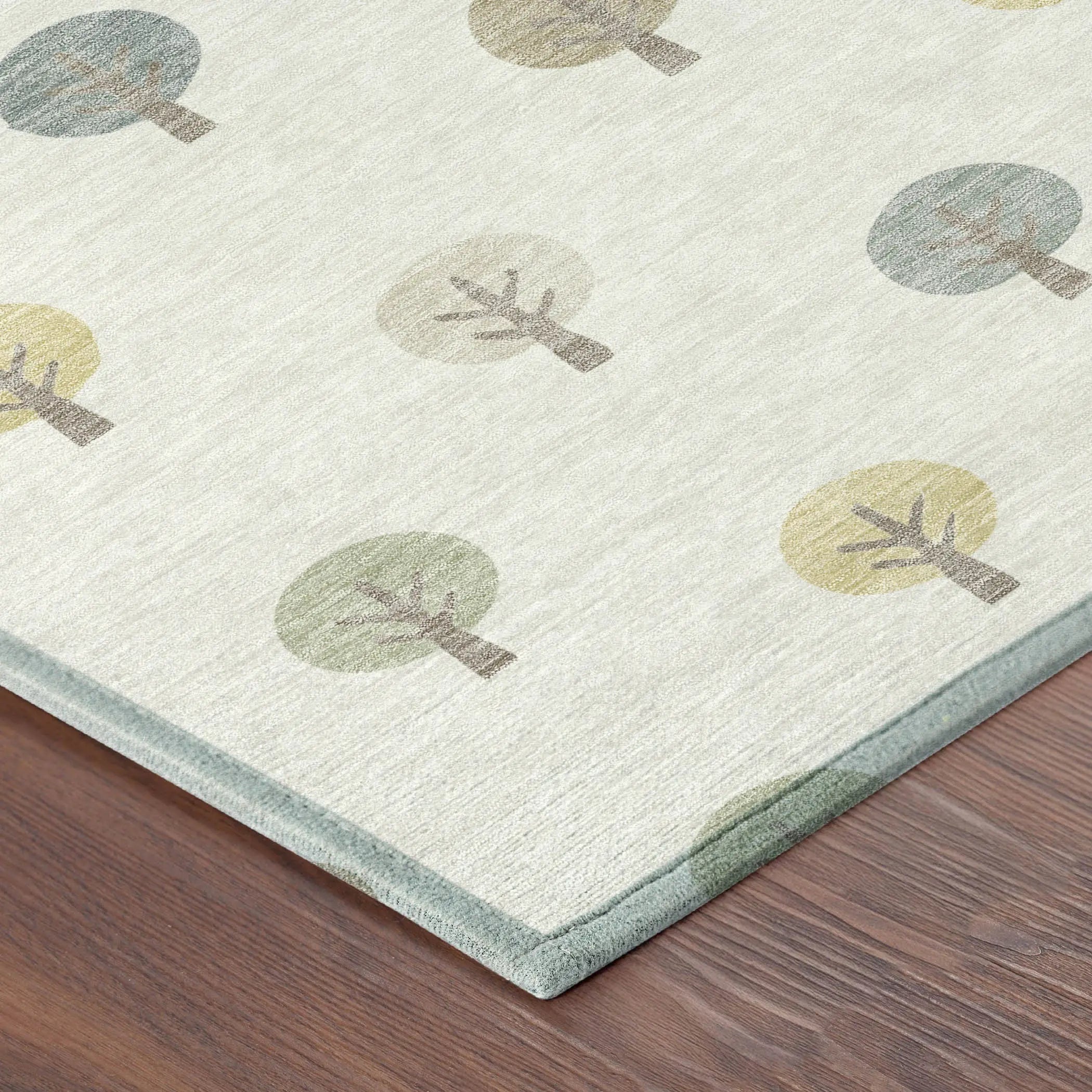 8' Ivory And Brown Round Geometric Washable Indoor Outdoor Area Rug Homeroots Outdoor