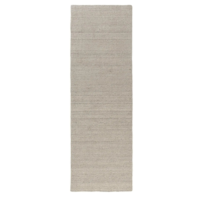 8' Ivory And Off White Wool Hand Knotted Runner Rug Homeroots Home Decor