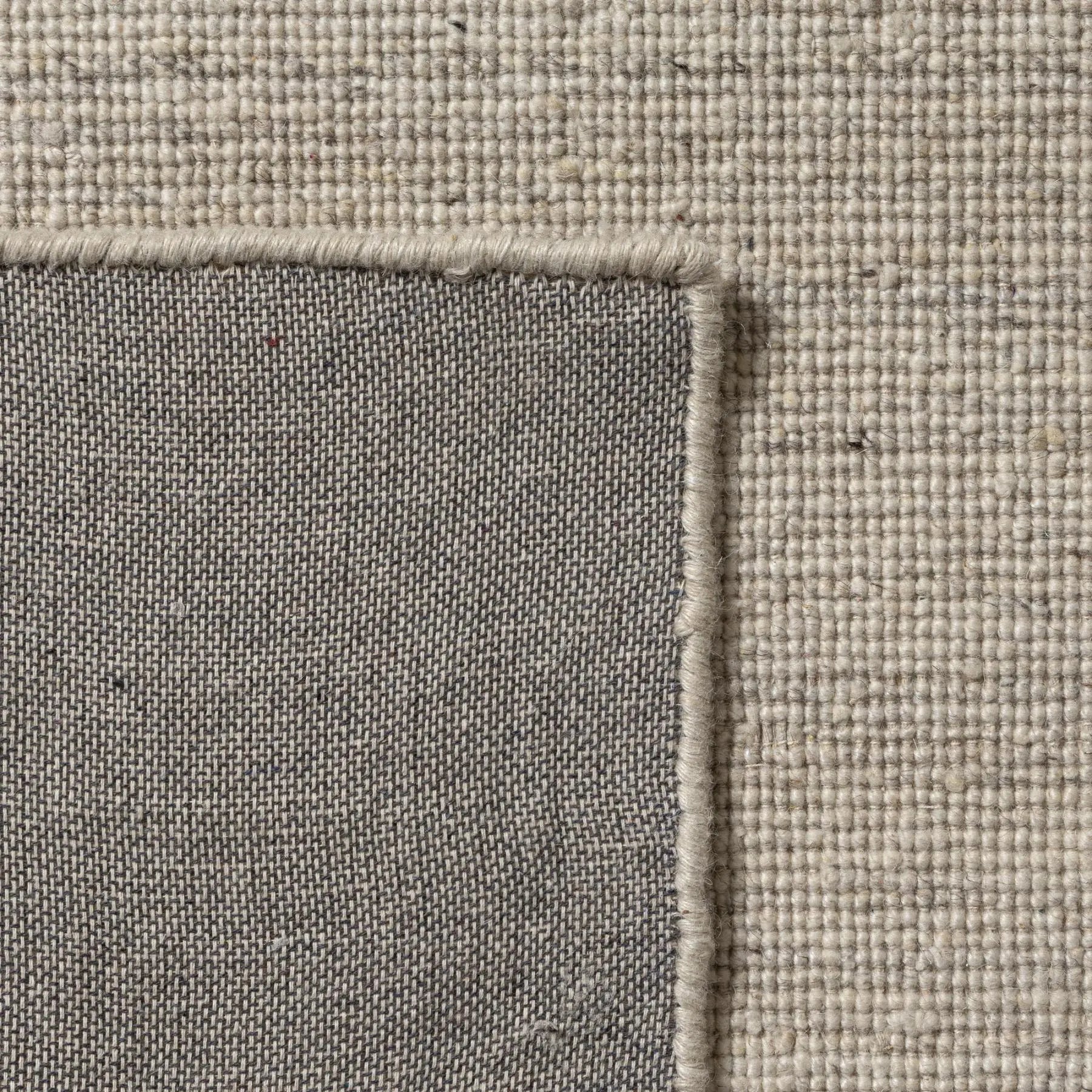 8' Ivory And Off White Wool Hand Knotted Runner Rug Homeroots Home Decor