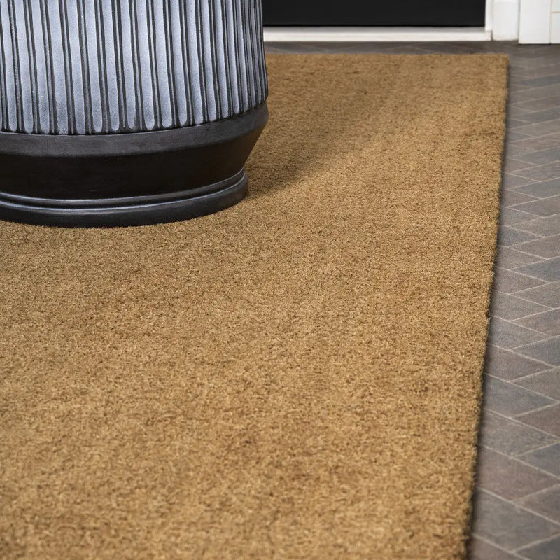8' Light Brown Indoor Outdoor Runner Rug Homeroots Outdoor