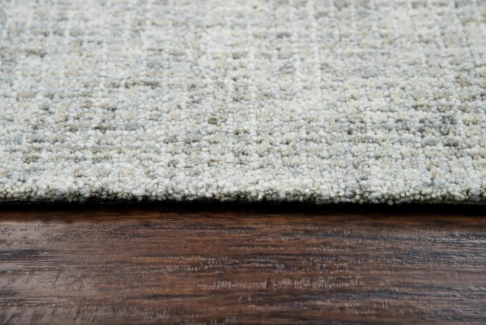 8' Light Gray And Beige Wool Hand Tufted Area Rug Homeroots Home Decor