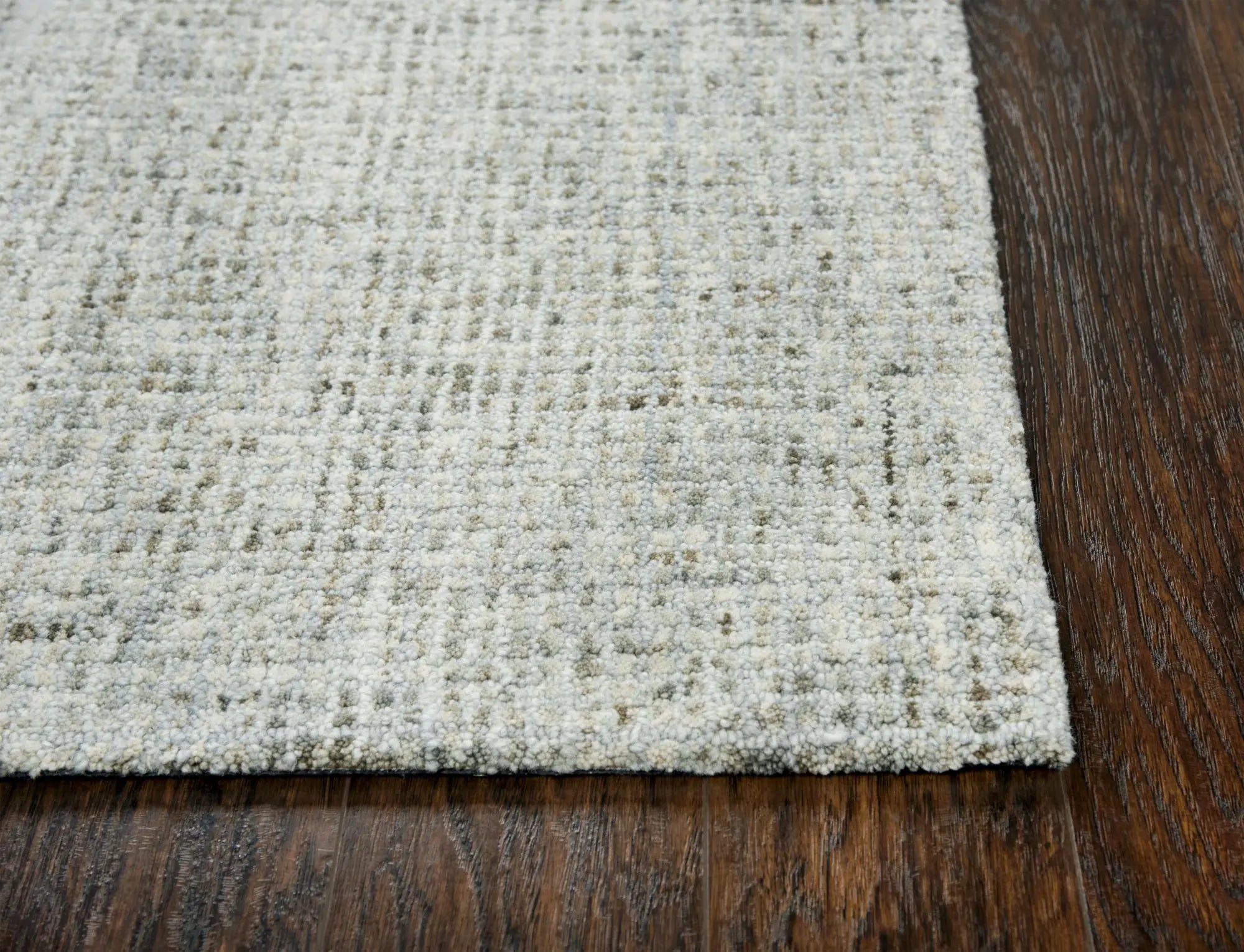 8' Light Gray And Beige Wool Hand Tufted Area Rug Homeroots Home Decor