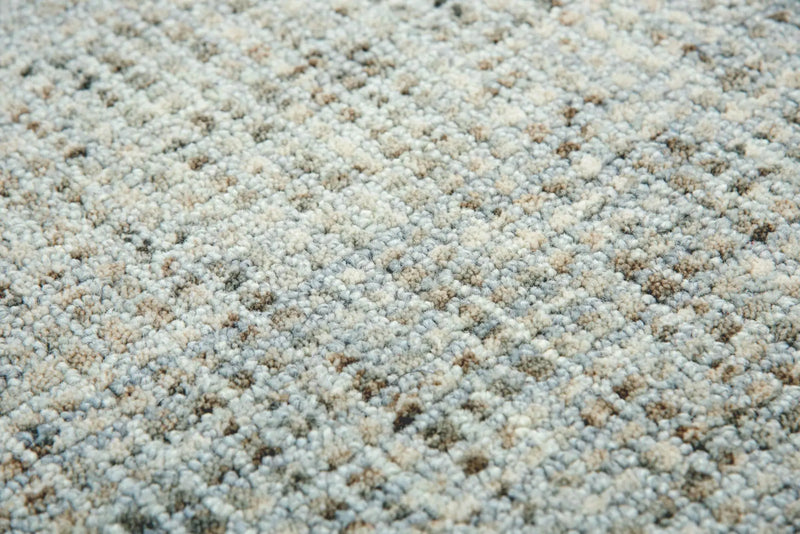 8' Light Gray And Beige Wool Hand Tufted Area Rug Homeroots Home Decor