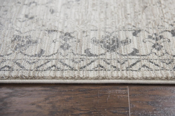 8' Natural Beige Tan And Gray Oriental Area Rug Homeroots Home Decor