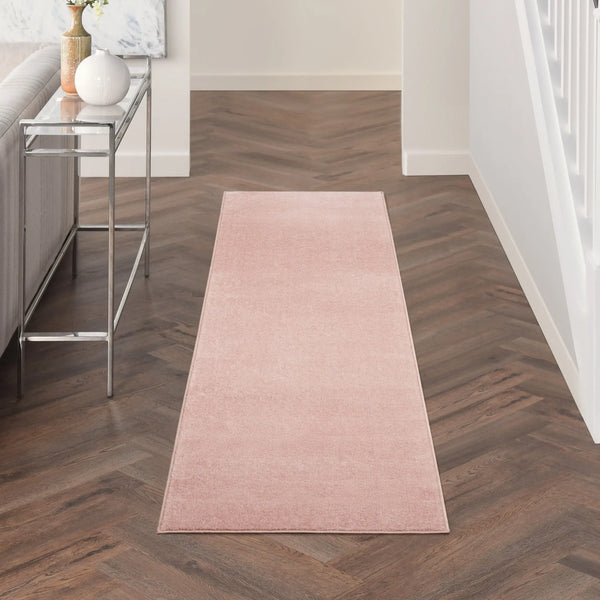 8' Pink Indoor Outdoor Runner Rug - GreatEagleInc