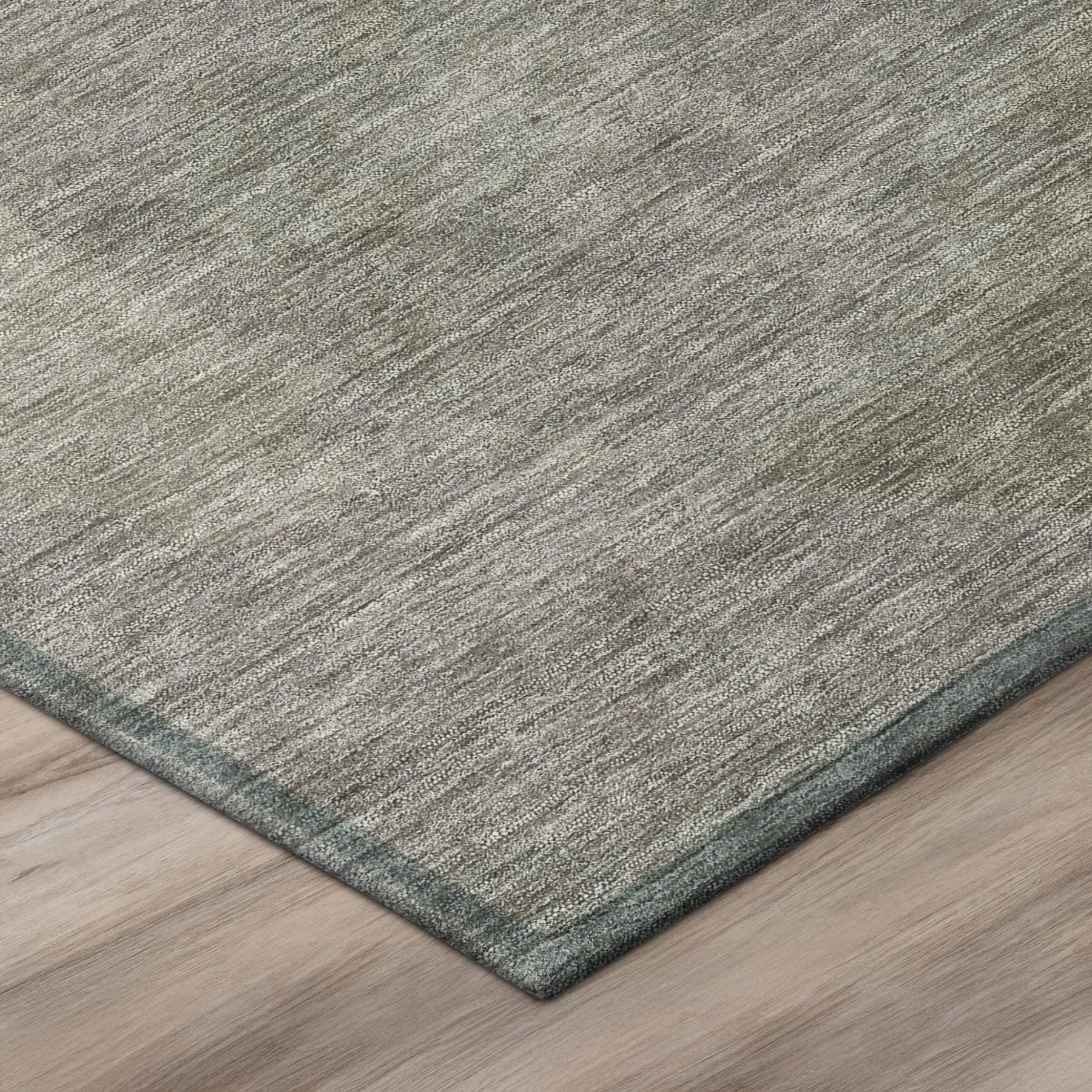8' Taupe And Brown Round Abstract Washable Indoor Outdoor Area Rug Homeroots Outdoor