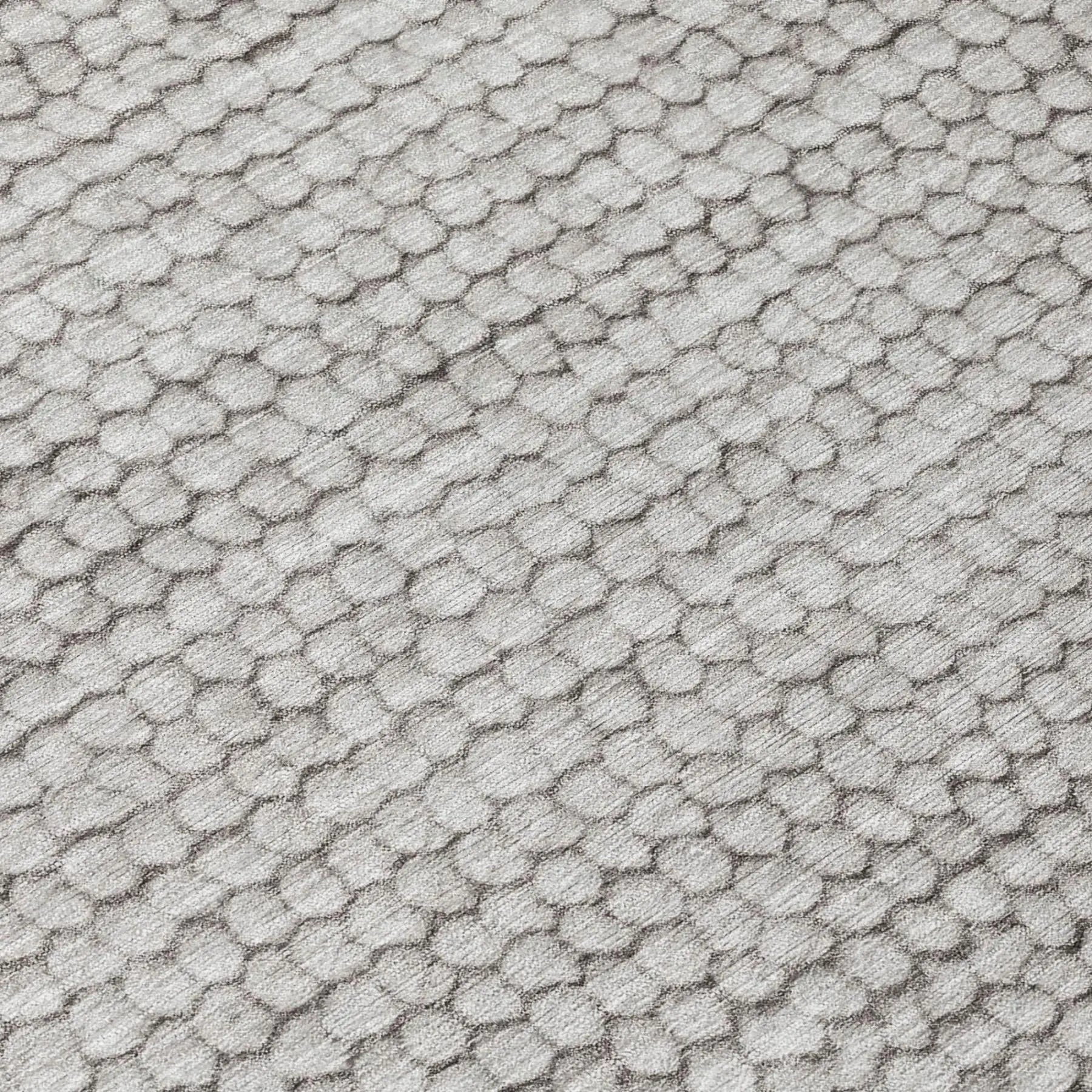 8' Taupe And Brown Round Striped Washable Indoor Outdoor Area Rug Homeroots Outdoor