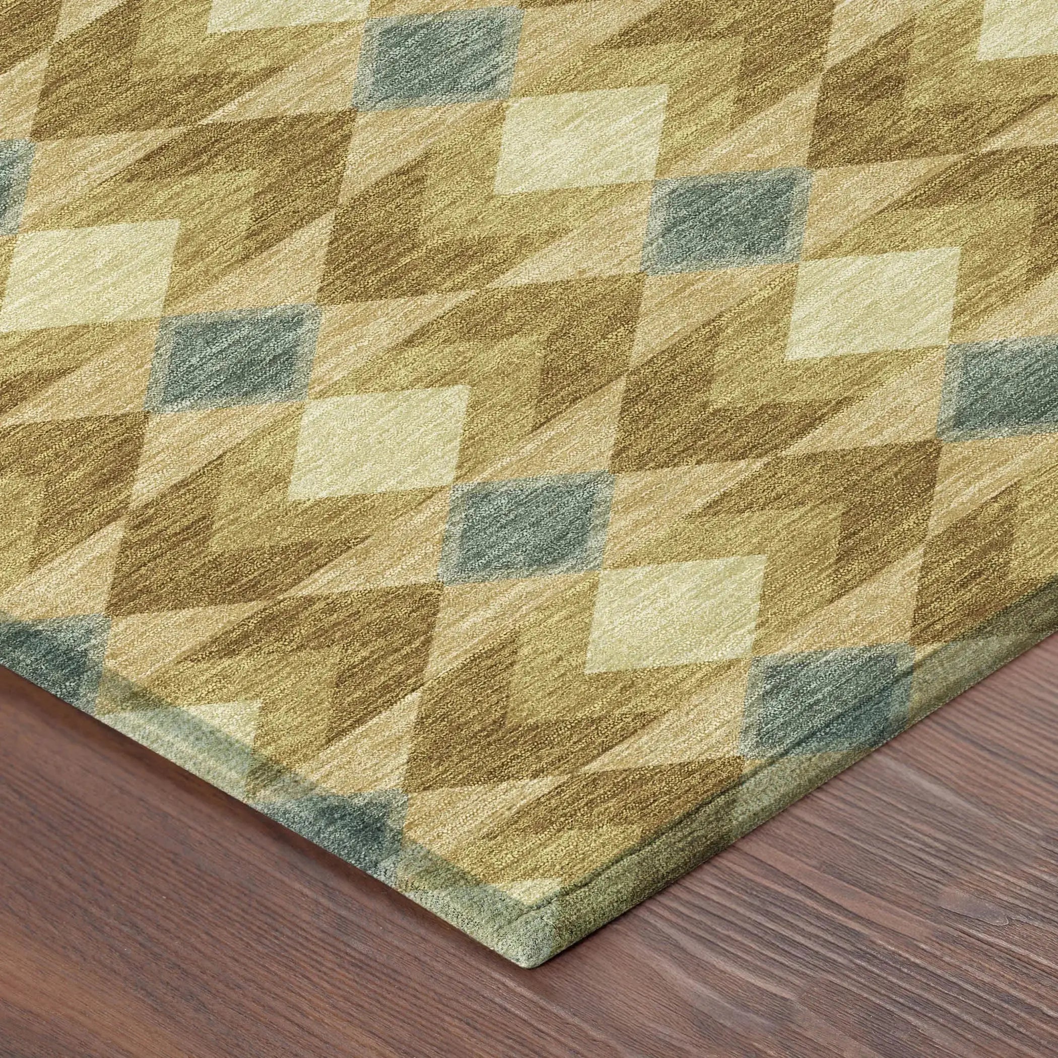 8' Walnut And Brown Round Geometric Washable Indoor Outdoor Area Rug Homeroots Outdoor
