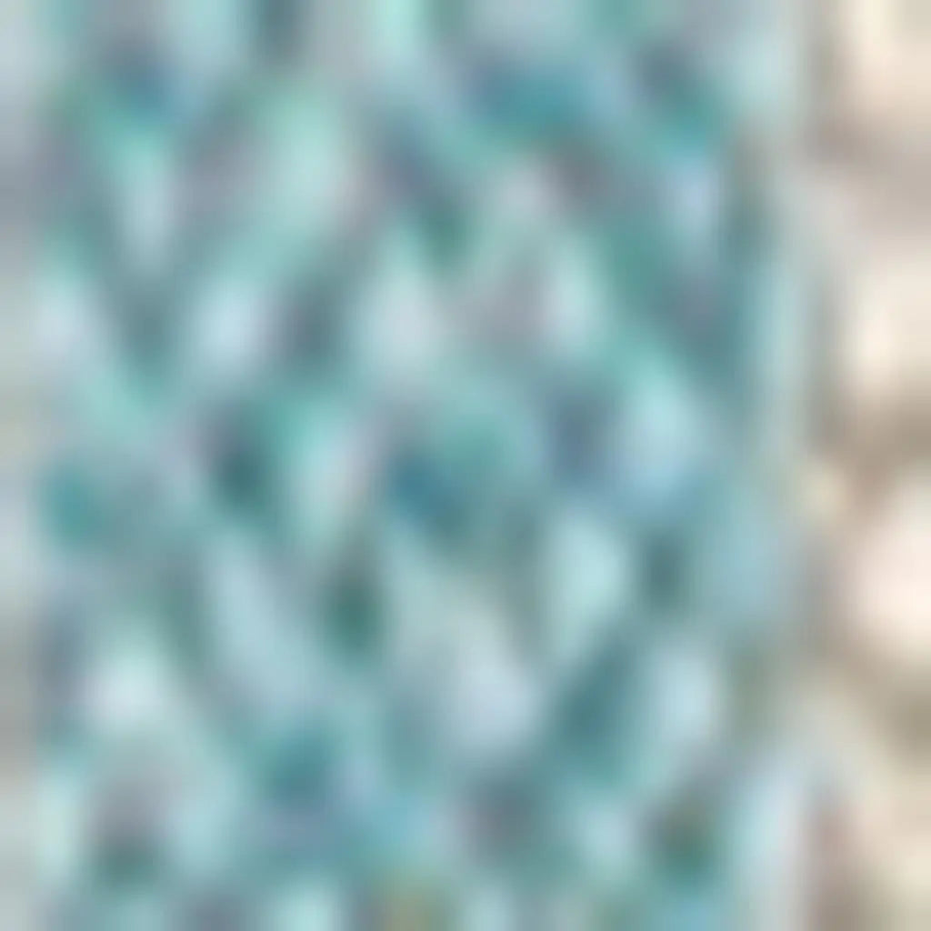 8' X 10' Aqua And Beige Striped Indoor Outdoor Area Rug Homeroots Outdoor