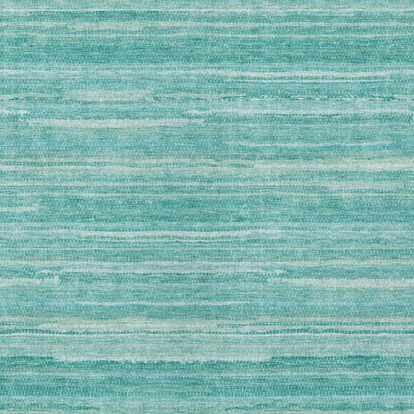 8' X 10' Aqua And Teal Blue Striped Washable Indoor Outdoor Area Rug Homeroots Outdoor