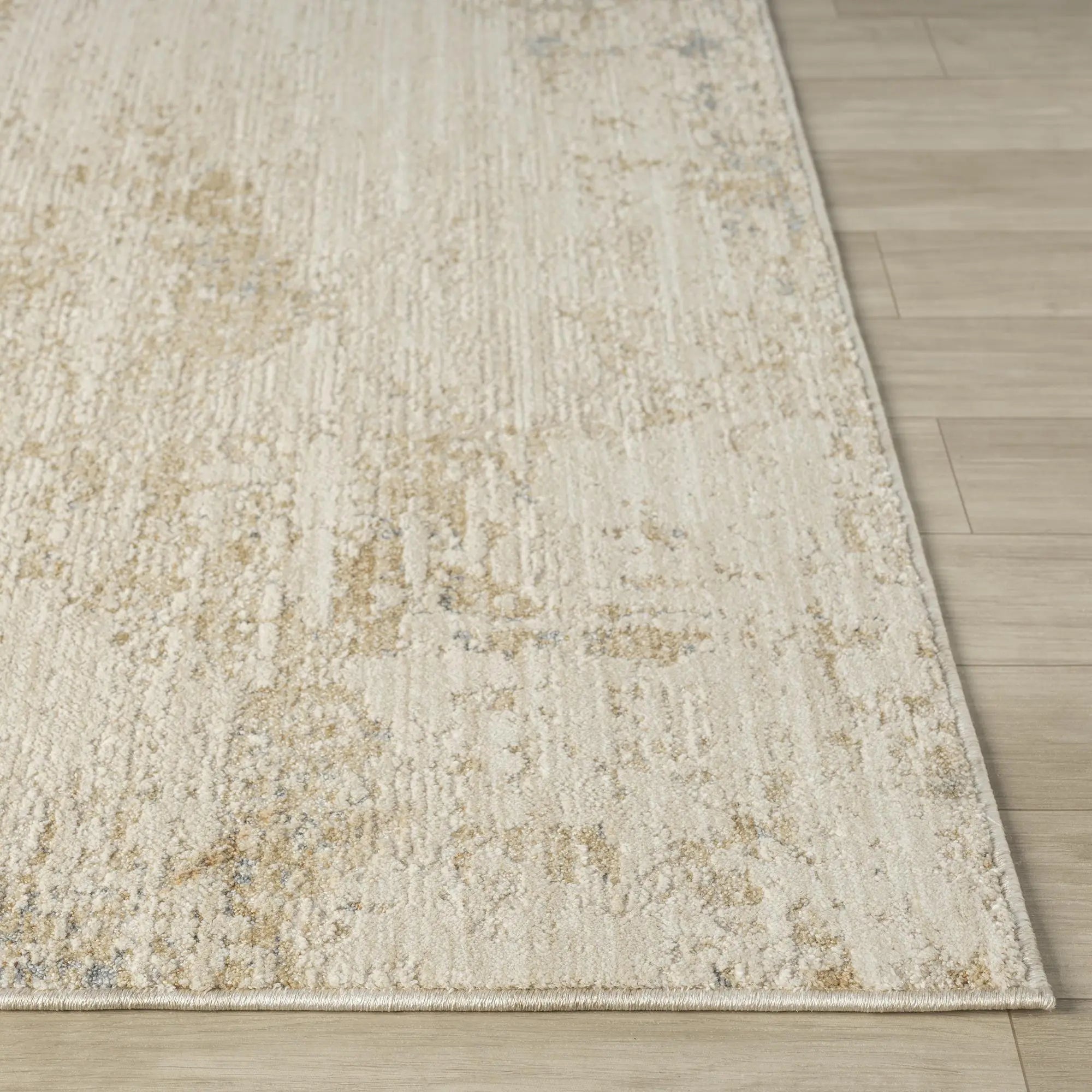8' X 10' Beige And Blue Abstract Area Rug Homeroots Home Decor